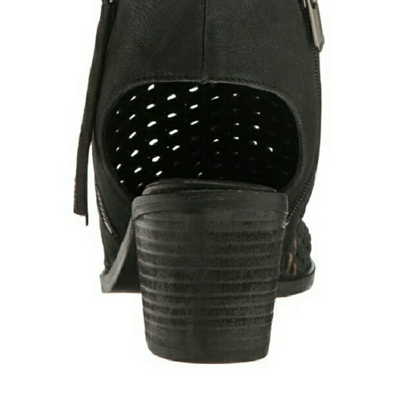 New Sam Edelman Open Toe Leather Booties - Picture 8 of 8